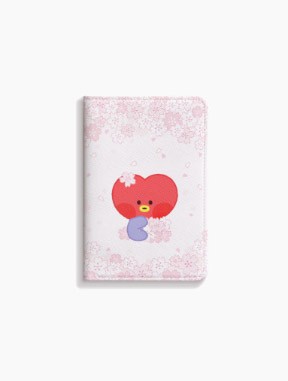 [BT21] BTS Line Friends Collaboration - Cherry Blossom minini Passport Case - kpoptown.ca