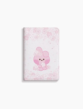 [BT21] BTS Line Friends Collaboration - Cherry Blossom minini Passport Case - kpoptown.ca