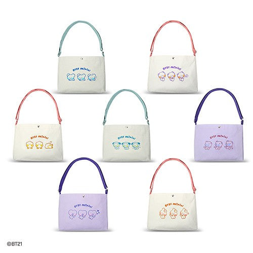 [BT21] BT21 X Monopoly Collaboration - minini Canvas Cross Bag - kpoptown.ca