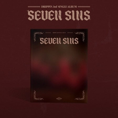 DRIPPIN 3rd Single Album - SEVEN SINS (Red Ver.) CD + Poster - kpoptown.ca