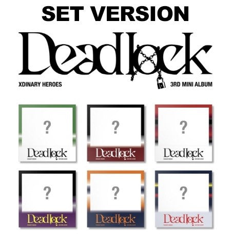 [SET][COMPACT] Xdinary Heroes 3rd Mini Album - Deadlock (SET Ver.) 6CD - kpoptown.ca