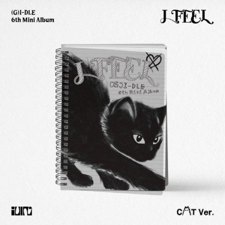 (G)I-DLE 6th Mini Album - I feel (Cat Ver.) CD + Poster - kpoptown.ca