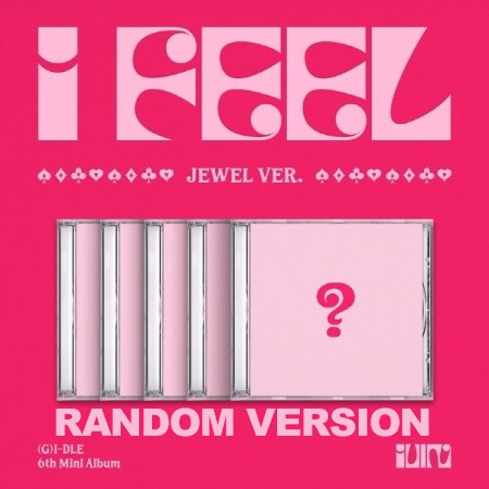 [Jewel] (G)I-DLE 6th Mini Album - I feel (Random Ver.) CD + Poster - kpoptown.ca
