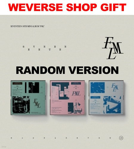 [Weverse Shop Gift] SEVENTEEN 10th Mini Album - FML (Random Ver.) CD - kpoptown.ca