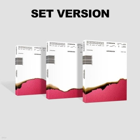 [SET] LE SSERAFIM 1st Studio Album - UNFORGIVEN (SET Ver.) 3CD - kpoptown.ca