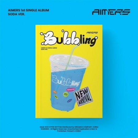 AIMERS 1st Single Album - Bubbling (SODA Ver.) CD - kpoptown.ca