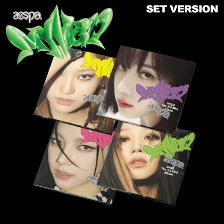 [SET][Poster Ver.] aespa 3rd Mini Album - MY WORLD (SET Ver.) 4CD + 4Poster - kpoptown.ca