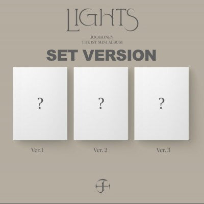 [SET] JOOHONEY 1st Mini Album - LIGHTS (SET Ver.) 3CD - kpoptown.ca