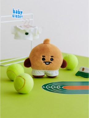 BT21 Sports Club Goods - Baby Costume Standing Plush - kpoptown.ca