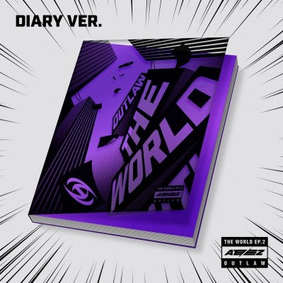 ATEEZ Album - THE WORLD EP.2 : OUTLAW (DIARY VER.) CD - kpoptown.ca