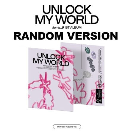 [Smart Album] Fromis_9 1st Album - Unlock My World (Random Ver.) Weverse Albums ver - kpoptown.ca