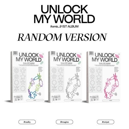 Fromis_9 1st Album - Unlock My World (Random Ver.) CD - kpoptown.ca