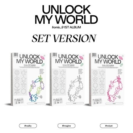 [SET] Fromis_9 1st Album - Unlock My World (SET Ver.) 3CD - kpoptown.ca