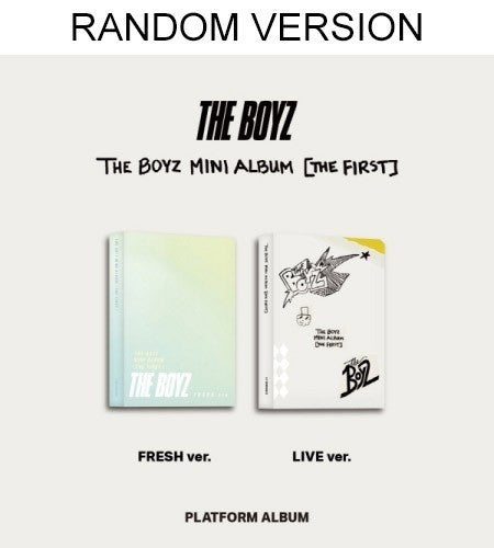 [Smart Album] THE BOYZ 1st Mini Album - THE FIRST (Random Ver.) Platform Album - kpoptown.ca