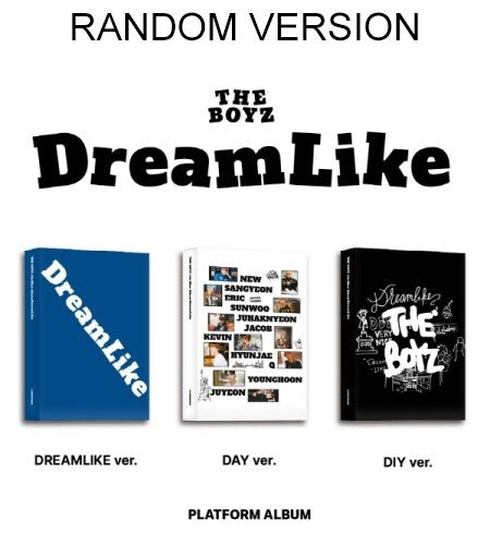 [Smart Album] THE BOYZ 4th Mini Album - DREAMLIKE (Random Ver.) Platform Album - kpoptown.ca