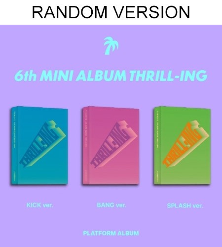 [Smart Album] THE BOYZ 6th Mini Album - THRILL-ING (Random Ver.) Platform Album - kpoptown.ca