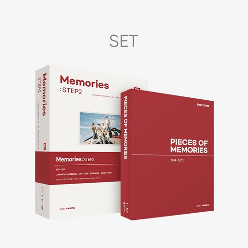 [SET] ENHYPEN Memories : STEP 2 DVD + PIECES OF MEMORIES [2021-2022] - kpoptown.ca