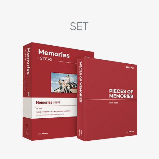 [SET] ENHYPEN Memories : STEP 2 DIGITAL CODE + PIECES OF MEMORIES [2021-2022] - kpoptown.ca