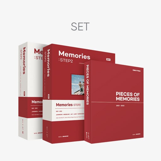 [SET] ENHYPEN Memories : STEP 2 DIGITAL CODE + DVD + PIECES OF MEMORIES [2021-2022] - kpoptown.ca