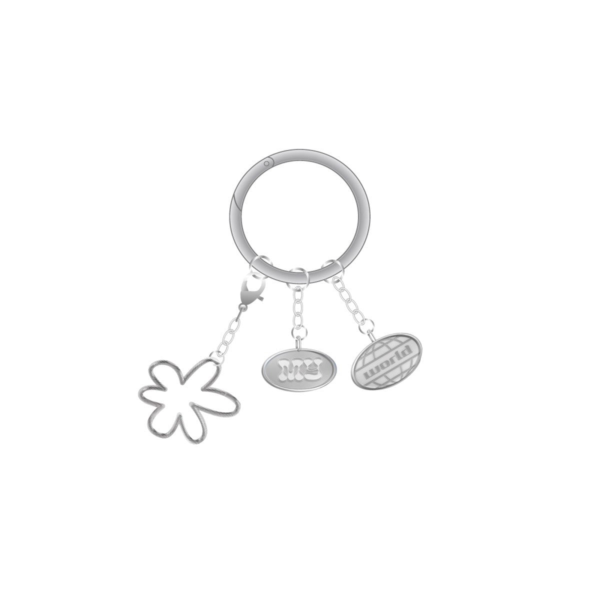 Fromis 9 Unlock My World Goods - LAYERED KEYRING - kpoptown.ca