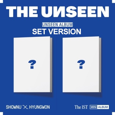 [SET] SHOWNU X HYUNGWON 1st Mini Album - THE UNSEEN (SET Ver.) 2CD - kpoptown.ca