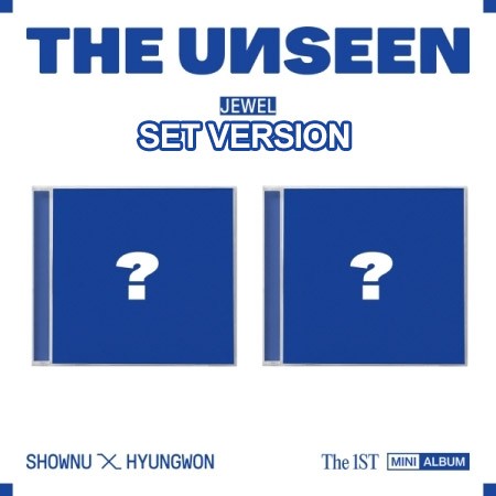 [JEWEL][SET] SHOWNU X HYUNGWON 1st Mini Album - THE UNSEEN (SET Ver.) 2CD - kpoptown.ca