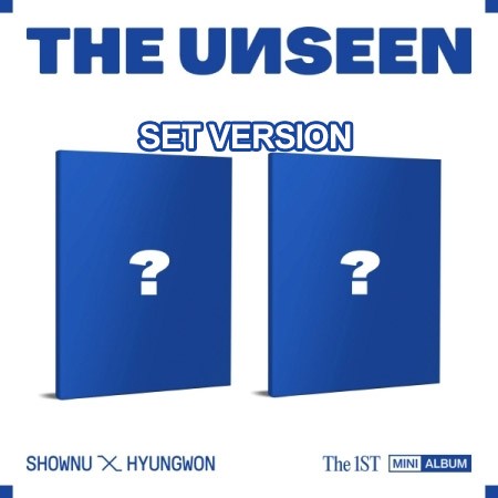 [DUST JACKET][SET] SHOWNU X HYUNGWON 1st Mini Album - THE UNSEEN (SET Ver.) 2CD - kpoptown.ca