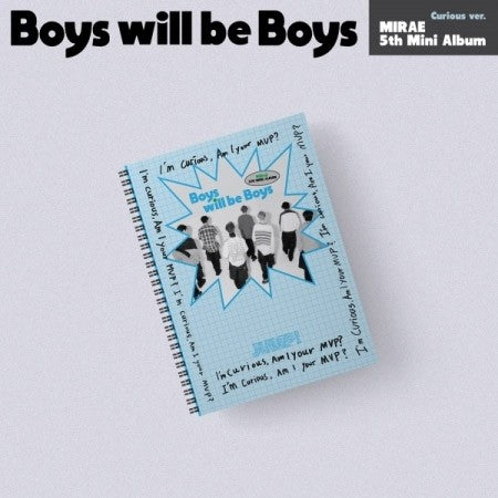 MIRAE 5th Mini Album - Boys will be Boys (Curious Ver.) CD - kpoptown.ca