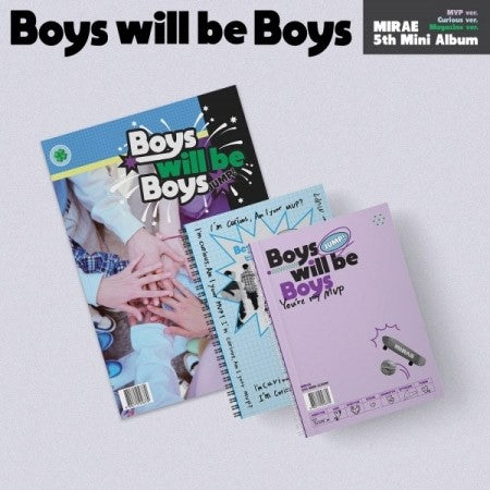 [SET] MIRAE 5th Mini Album - Boys will be Boys (SET Ver.) 3CD - kpoptown.ca