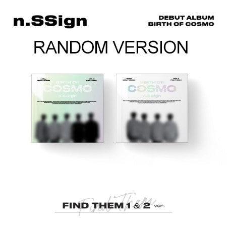 [FIND THEM] n.SSign Debut Album - BIRTH OF COSMO (Random Ver.) CD - kpoptown.ca