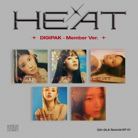 [DIGIPAK] (G)I-DLE Special Album - HEAT (Member Random Ver.) CD - kpoptown.ca