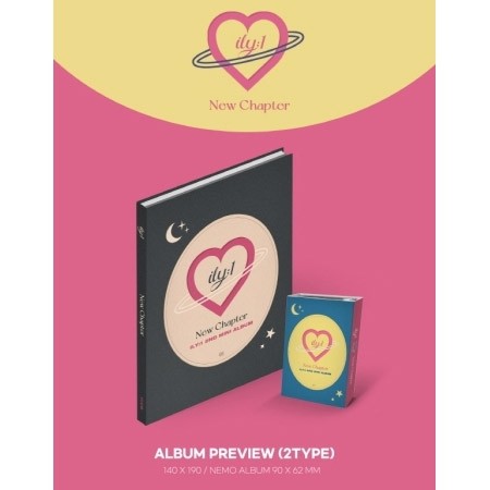 [SET] ILY:1 2nd Mini Album - New Chapter (SET Ver.) CD + Nemo Album + Poster - kpoptown.ca