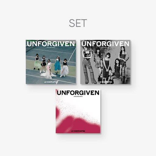 [Japanese Edition] LE SSERAFIM 2nd Single Album - UNFORGIVEN 3 Set - kpoptown.ca