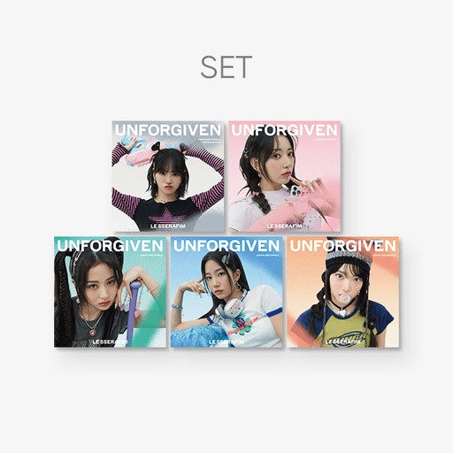[Japanese Edition] LE SSERAFIM 2nd Single Album - UNFORGIVEN Solo Jacket Set - kpoptown.ca