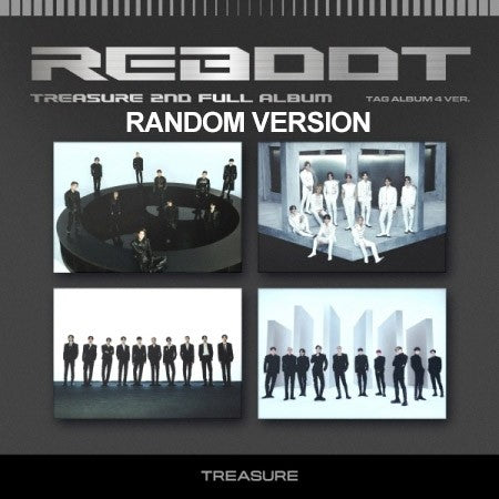 [YG TAG] TREASURE 2nd Album - REBOOT (Random Ver.) YG TAG - kpoptown.ca