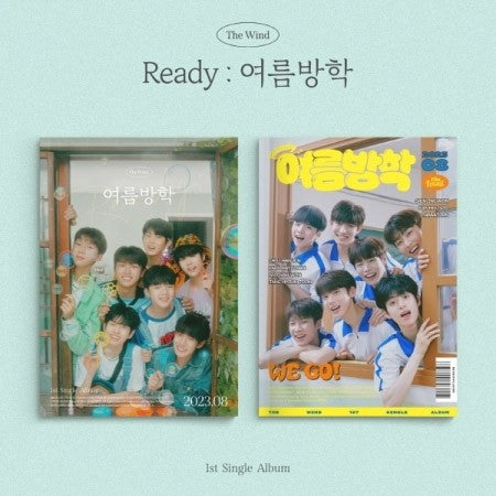 [SET] The Wind 1st Single Album - Ready : 여름방학 (SET Ver.) 2CD - kpoptown.ca