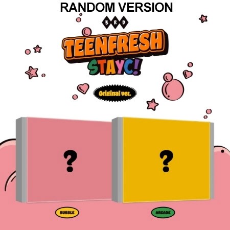 STAYC 3rd Mini Album - TEENFRESH (Random Ver.) CD + Poster - kpoptown.ca