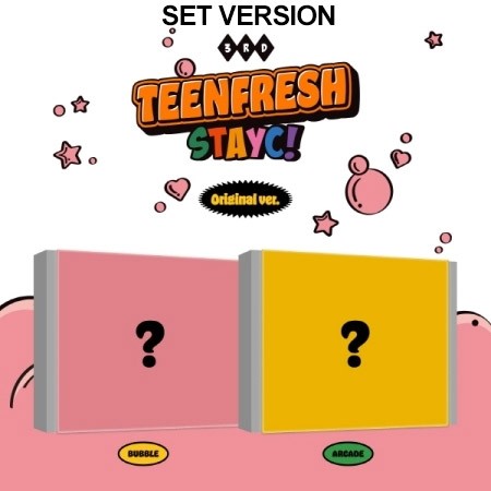 [SET] STAYC 3rd Mini Album - TEENFRESH (SET Ver.) 2CD + 2Poster - kpoptown.ca