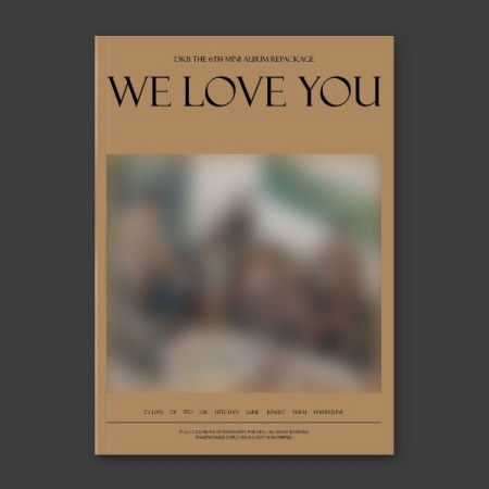 DKB 6th Mini Album - We Love You (Day Ver.) CD + Poster - kpoptown.ca