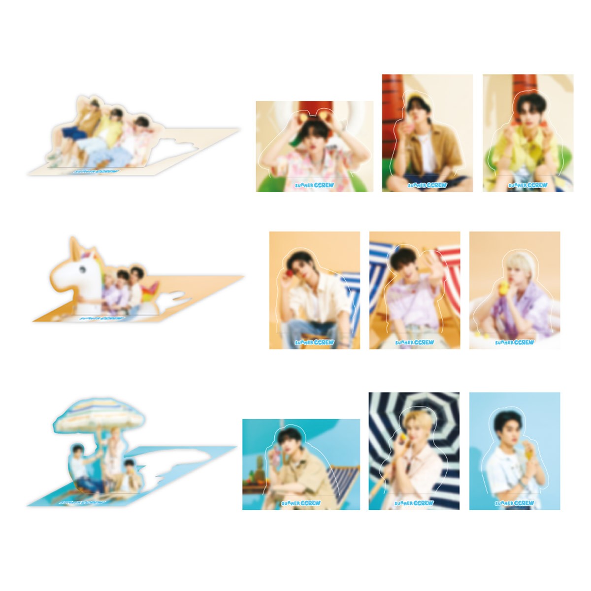 CRAVITY SUMMER CCREW Goods - POP-UP CARD SET - kpoptown.ca