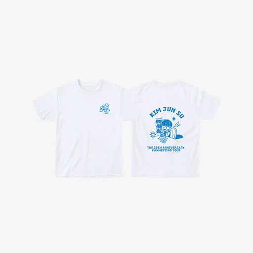 KIM JUN SU COCOTIME Goods - CREWNECK T-SHIRT (UNISEX) (WHITE) - kpoptown.ca