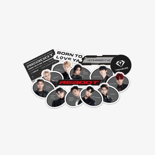 TREASURE REBOOT Goods - STICKER PACK - kpoptown.ca