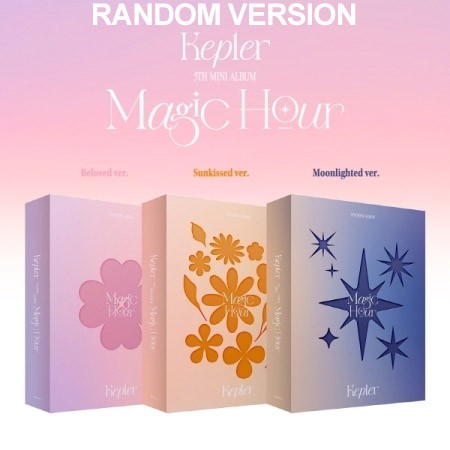 Kep1er 5th Mini Album - Magic Hour (Random Ver.) CD + Poster - kpoptown.ca