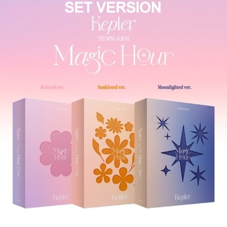 [SET] Kep1er 5th Mini Album - Magic Hour (SET Ver.) 3CD + 3Poster - kpoptown.ca