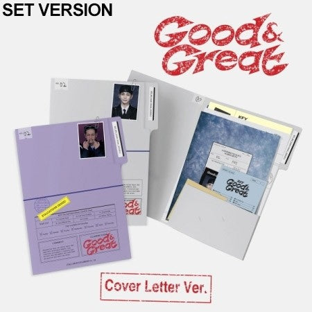 [SET][Cover Letter Ver.] KEY 2nd Mini Album - Good & Great (SET Ver.) 2CD - kpoptown.ca