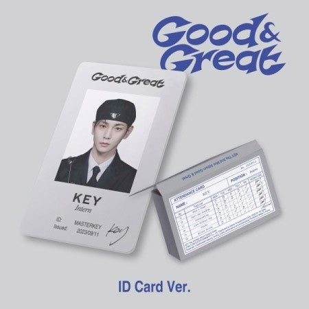 [Smart Album] KEY 2nd Mini Album - Good & Great (ID Card Ver.) - kpoptown.ca