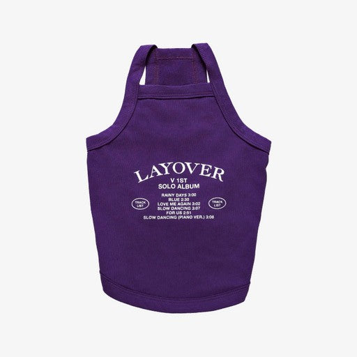 [Pre Order] V LAYOVER Goods - Pet T-shirt (Layover) (Purple) - kpoptown.ca