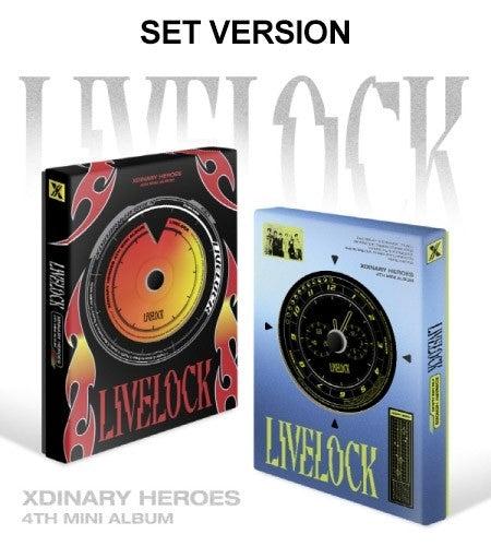 [SET] Xdinary Heroes 4th Mini Album - Livelock (SET Ver.) 2CD - kpoptown.ca