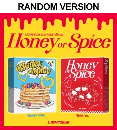 LIGHTSUM 2nd Mini Album - Honey or Spice (Random Ver.) CD + Poster - kpoptown.ca