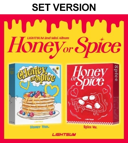 [SET] LIGHTSUM 2nd Mini Album - Honey or Spice (SET Ver.) 2CD + 2Poster - kpoptown.ca